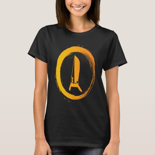 Zeilende zee zeiler katamaran 1 t-shirt (Voorkant)