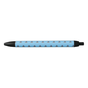Zeiler! Blauw Zeilschip Zwarte Inkt Pen