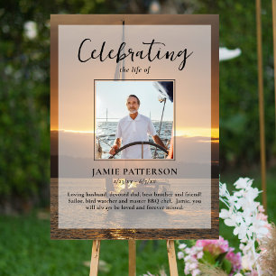 Zeiler Kapitein Herdenkingsfeest Foto Begrafenis Poster