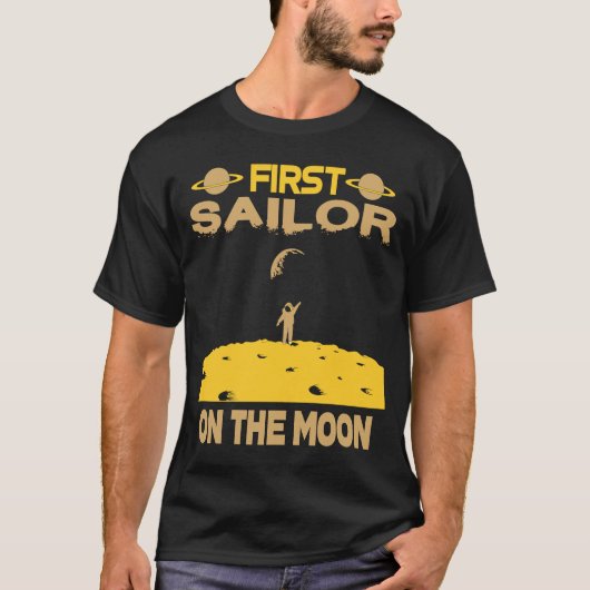 Zeiler Op De Maan T-shirt (Voorkant)