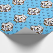 zeiler uil cadeaupapier (Hoek)
