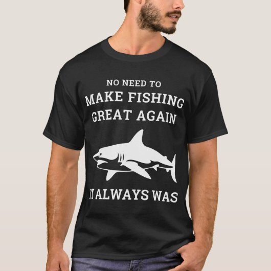 Zeiler visser zeggend t-shirt (Voorkant)