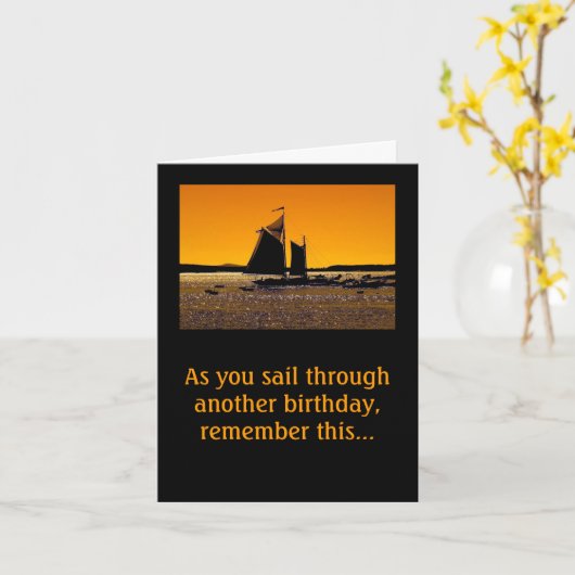 Zeilers krijgen een beetje Dinghy! Kaart (Gele Bloem)