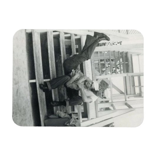 Zeilers omhelzen magneet (Horizontaal)