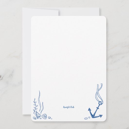 Zeilfeestje Kaart (Achterkant)