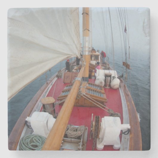 Zeilgrens Passage Stenen Onderzetter (Voorkant)