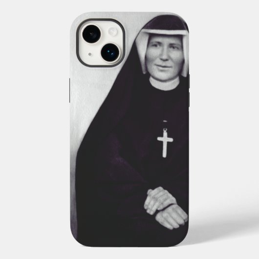 Zeilige Faustina Kowalska Apostel van de Goddelijk Case-Mate iPhone Case (Achterkant)