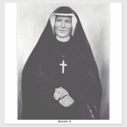 Zeilige Faustina Kowalska Apostel van de Goddelijk Sticker (Vel)