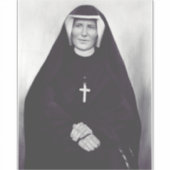 Zeilige Faustina Kowalska Apostel van de Goddelijk Sticker (Voorkant)