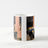 Zeilige reis in stijlvolle cabriolet koffiemok (Center)