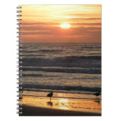 Zeilingen van het Zee op de zon Notitieboek (Voorkant)