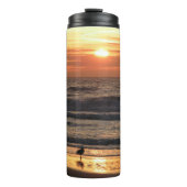 Zeilingen van het Zee op de zon Thermosbeker (Voorkant)