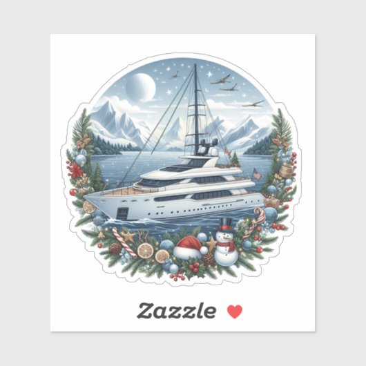 Zeiljacht Sticker (Vel)