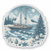 Zeiljacht Sticker (Voorkant)