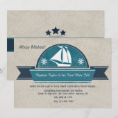 Zeiljacht uitnodiging (Voorkant / Achterkant)