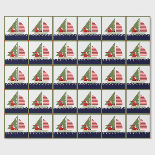 Zeilkerstcadeau Cadeaupapier (Vlak)