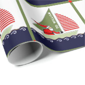 Zeilkerstcadeau Cadeaupapier (Rol Hoek)