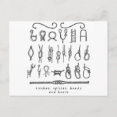 zeilknopen briefkaart (Voorkant)