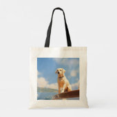 Zeillabrador retriever tote bag (Achterkant)
