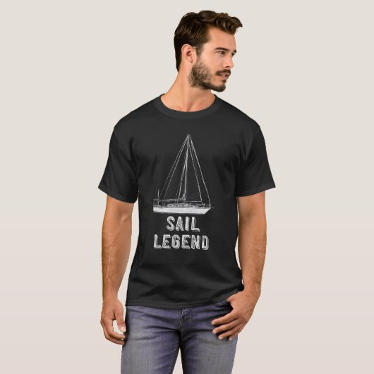 Zeillegende Zeilboot Zeilboot Zeilboot Zeilboot Ze T-shirt (Voorkant volledig)