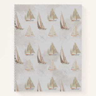 Zeilnotitieboekje - Vintage Nautische Illustratie Notitieboek