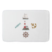 Zeilontwerpkleur Badmat (Voorkant)