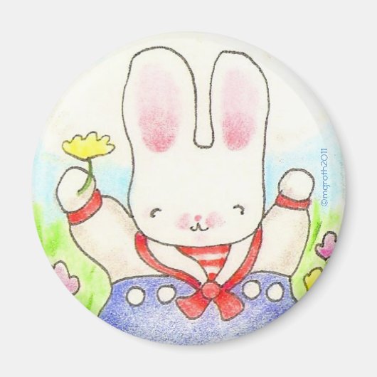 zeilor bunny magnet (Voorkant)