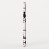 Zeilpatroon Kleur op Wit Case-Mate iPhone Case (Achterkant/rechts)