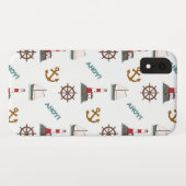 Zeilpatroon Kleur op Wit Case-Mate iPhone Case (Achterkant (horizontaal))