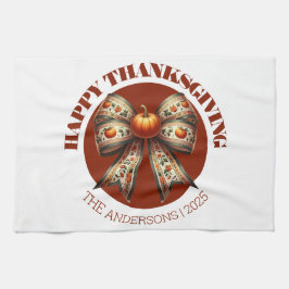 Zeilpompjes wit & bruin Thanksgiving maak je eigen Theedoek