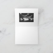 Zeilschepen en kometen B&W Kaart (Binnen)