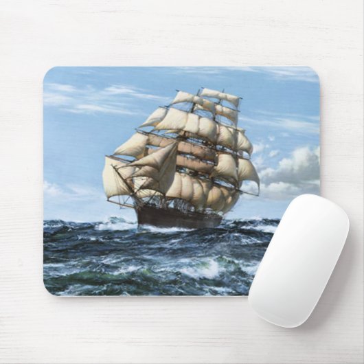  zeilschepen muismat (Met muis)