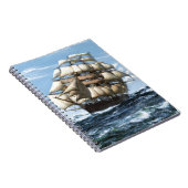 zeilschepen notitieboek (Rechterzijde)