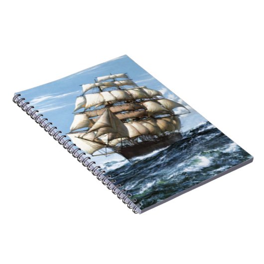  zeilschepen notitieboek (Rechterzijde)