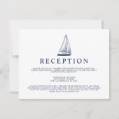 Zeilschepen Ontvangst in Nautilsche Stijl Kaart (Voorkant)