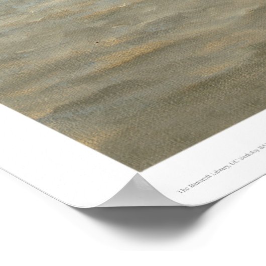 Zeilschepen op Anchor (1282) Poster (Hoek)