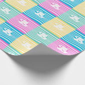 Zeilschepen patroon cadeaupapier (Hoek)