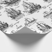 ZEILSCHEPEN VAN WELEER CADEAUPAPIER (Hoek)