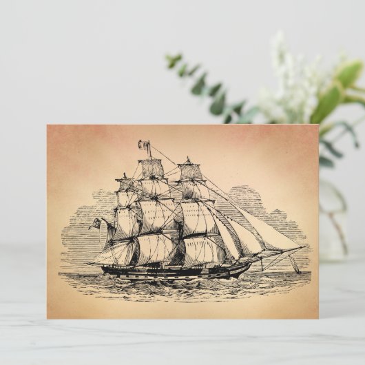  zeilschip (Staand voorkant)