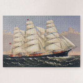  zeilschip 1000 stuks Art Jigzaag Puzzle Legpuzzel