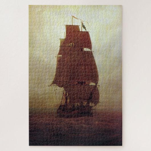 Zeilschip (1815) - Caspar David Friedrich Legpuzzel (Verticaal)