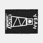 zeilschip boot boot boei marker fleece deken (Voorkant (Horizontaal))