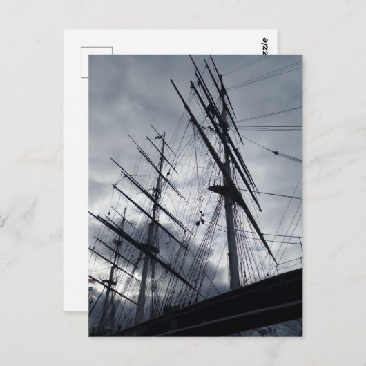 Zeilschip briefkaart (Voorkant / Achterkant)