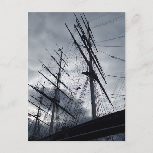 Zeilschip briefkaart (Voorkant)