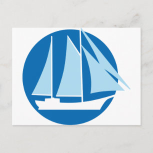 zeilschip briefkaart