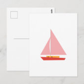 Zeilschip Briefkaart (Voorkant / Achterkant)