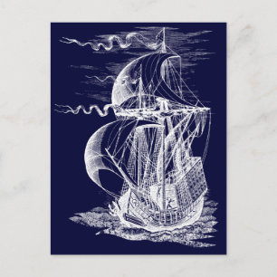 zeilschip briefkaart