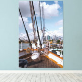 Zeilschip Canvas Afdruk (Insitu (Houten vloer))