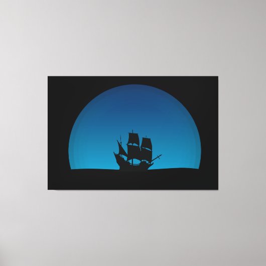 Zeilschip Canvas Afdruk (Voorkant)