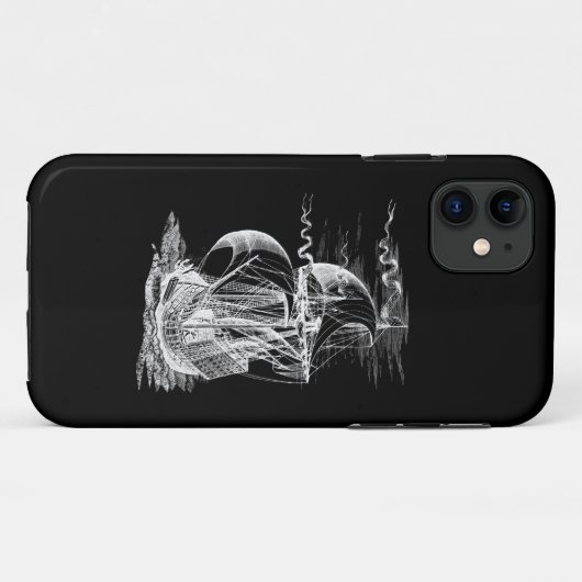  zeilschip Case-Mate iPhone case (Achterkant (horizontaal))